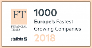 Financtial Times Top 100 fastest growing companies