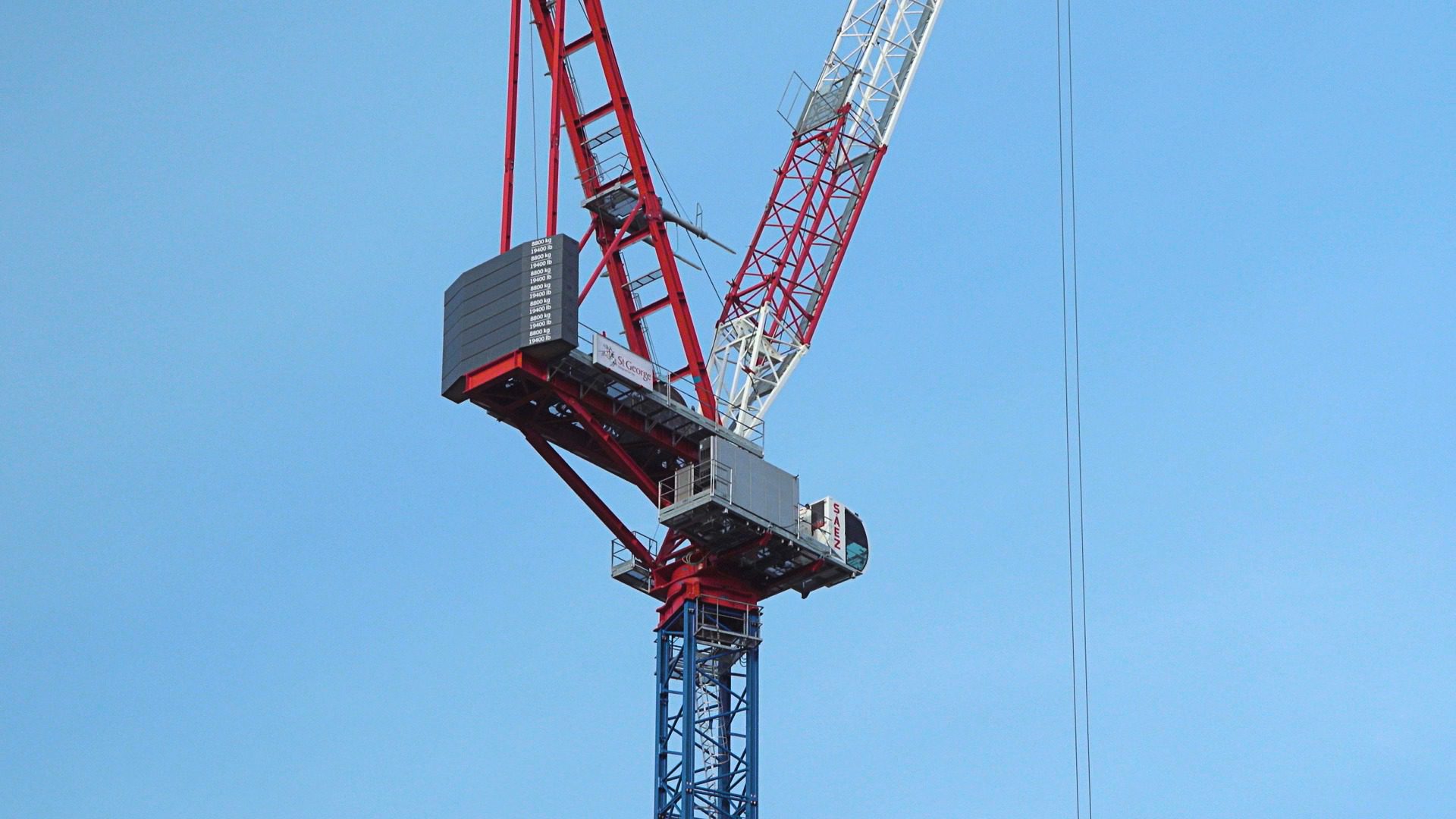 Tower crane in London