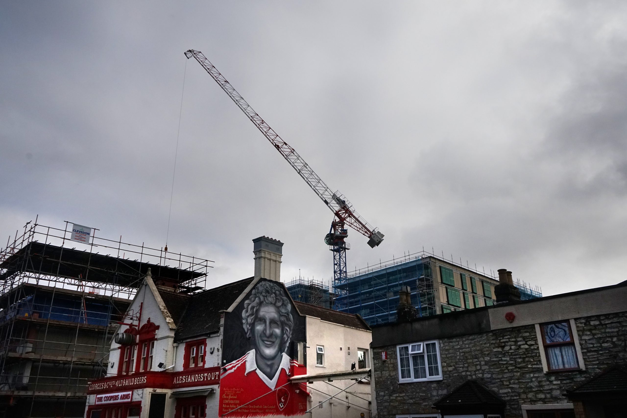 Tower crane in Bristol