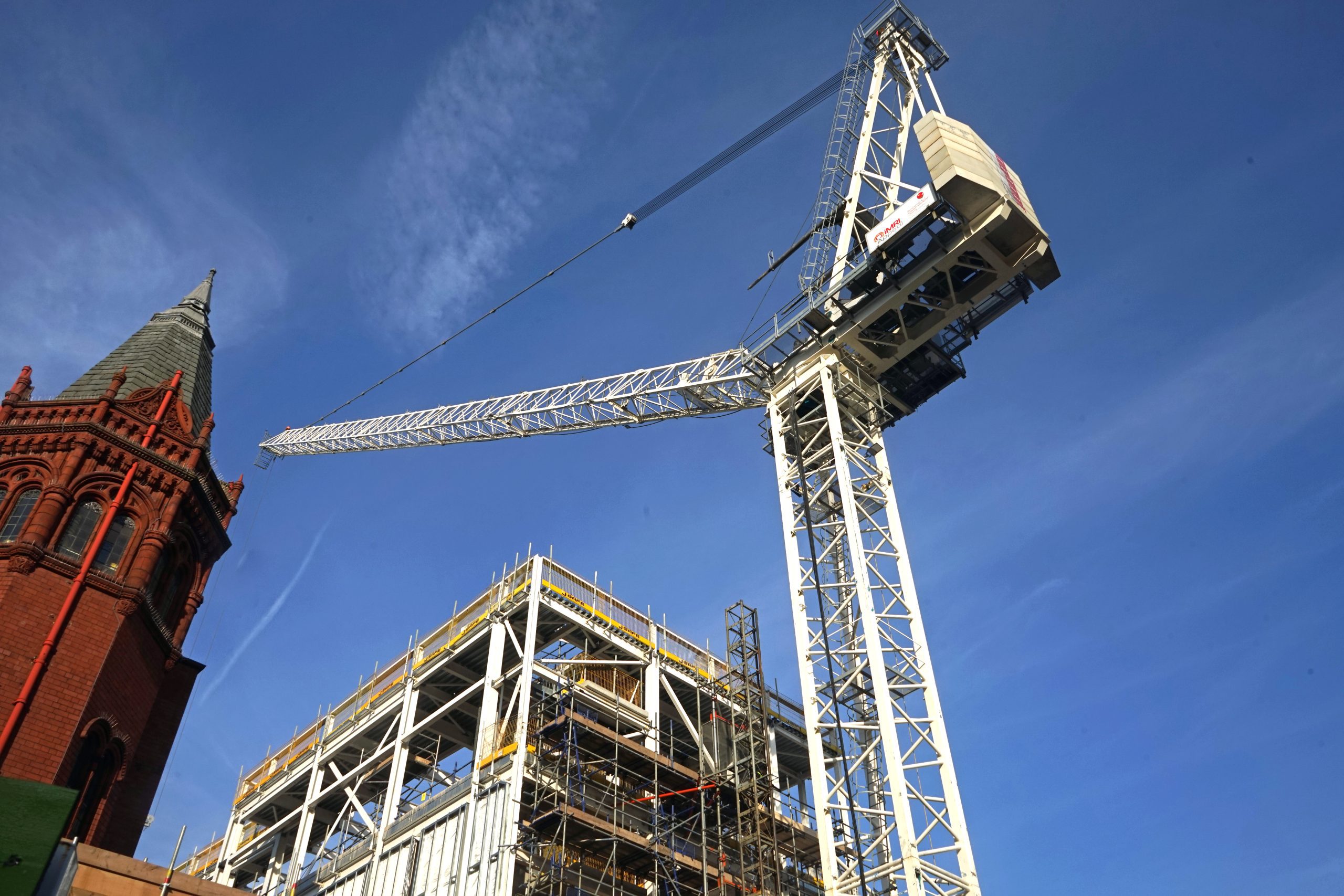 Tower crane in Birmingham