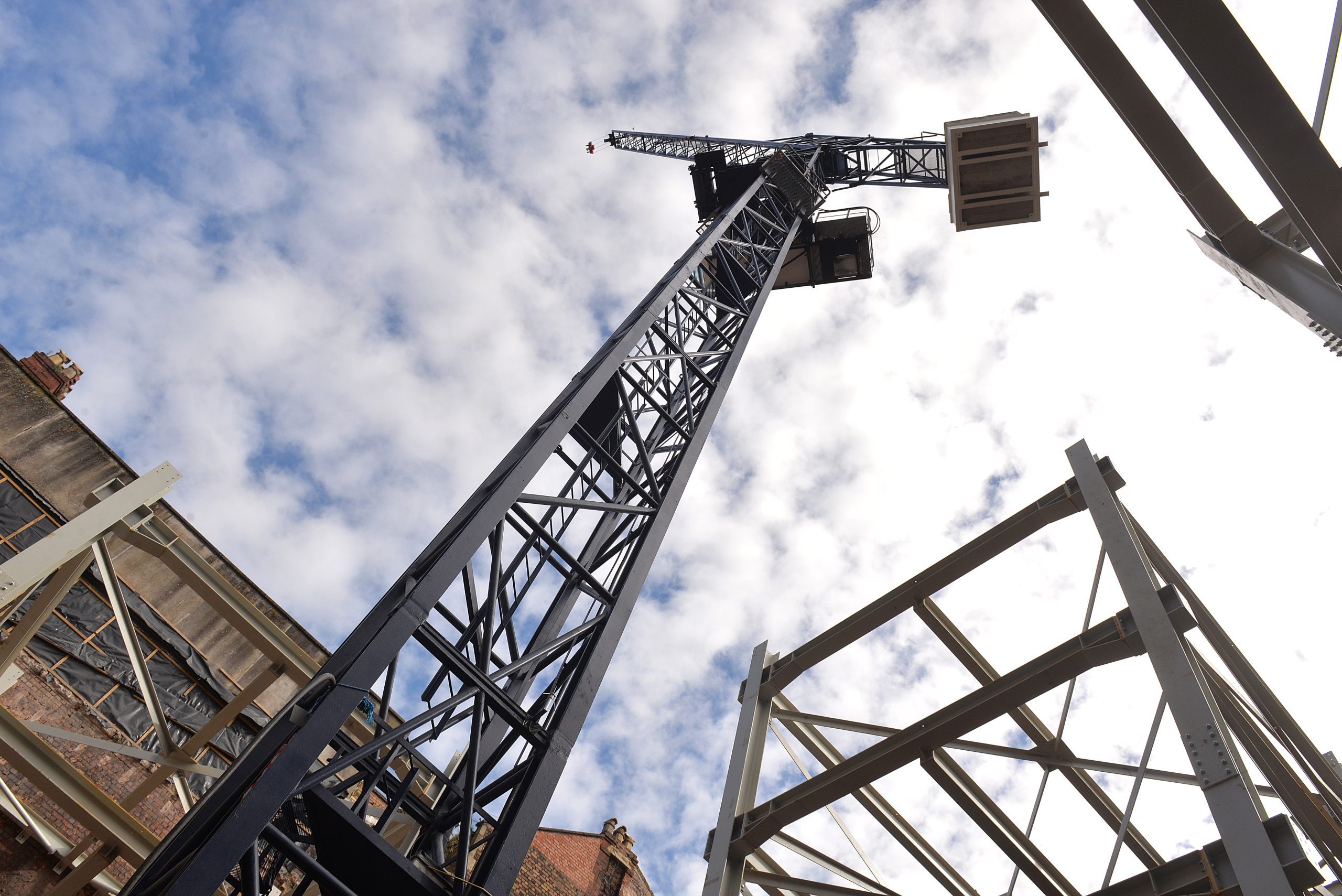 Tower crane in Bristol