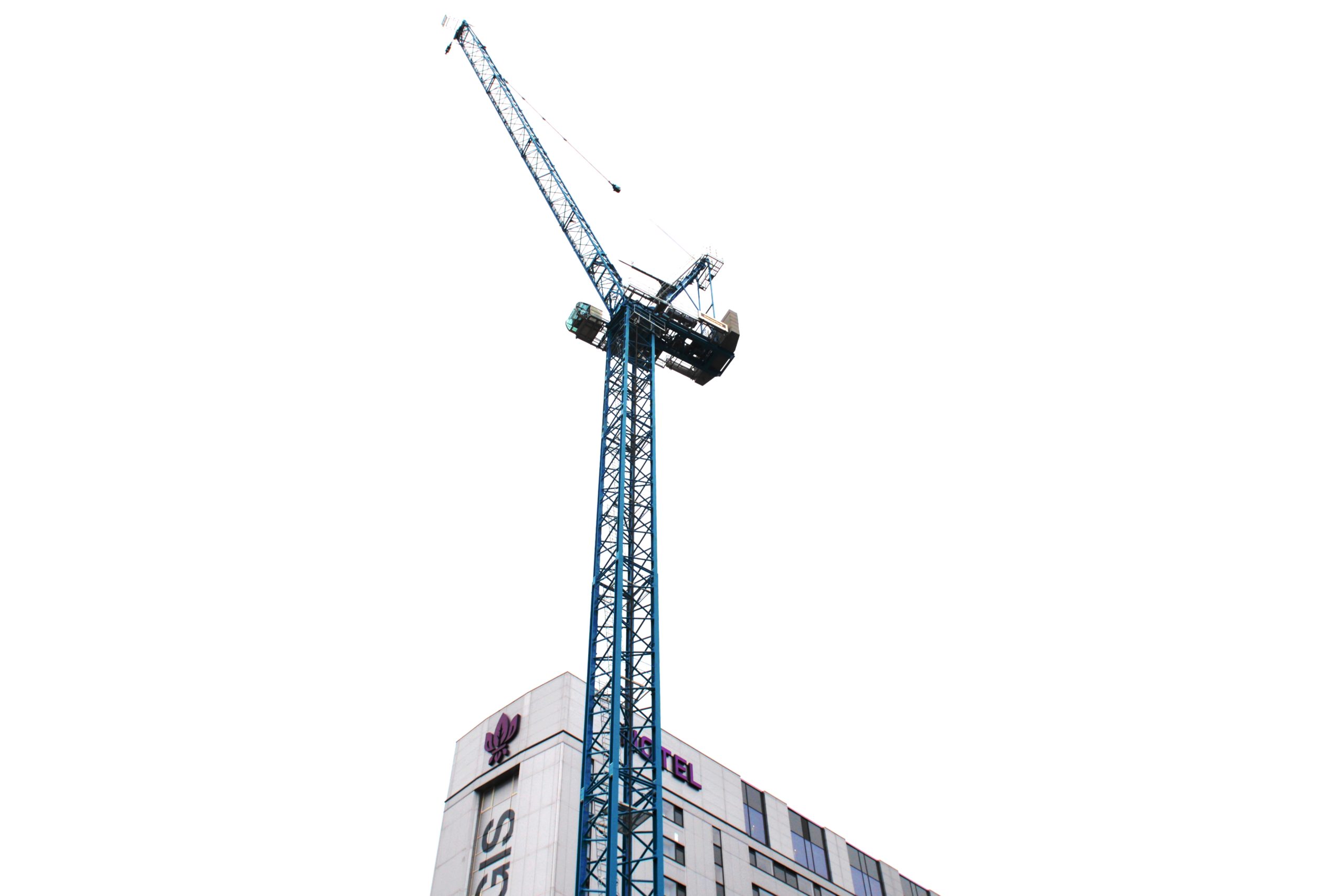 Tower crane in Birmingham