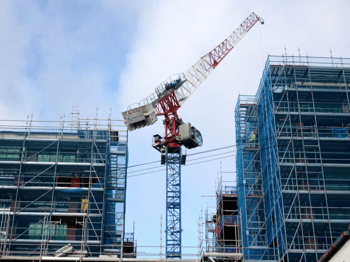 Tower crane in Bristol